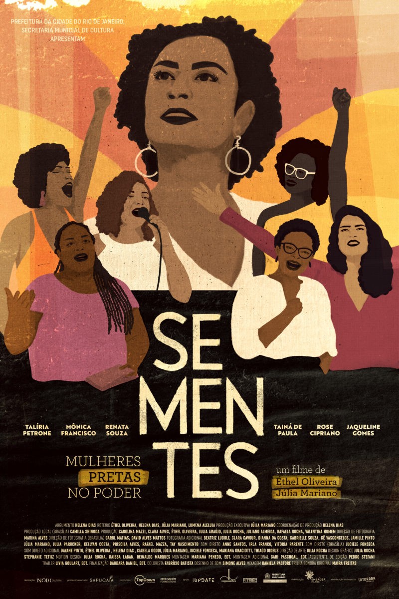Cartaz do Filé Sementes:Mulheres pretas no poder