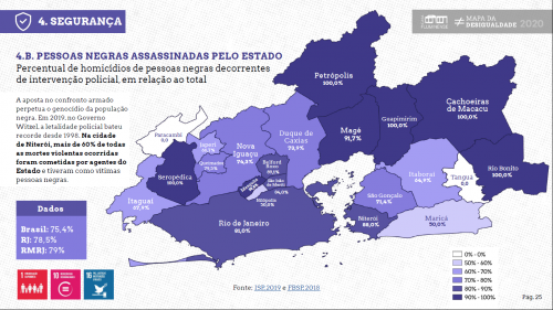 Pessoas negras assassinadas pelo Estado. Fonte - Mapa das Desigualdades Casa Fluminense..png