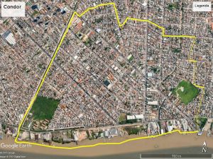 Áreas verdes no bairro do Condor. Fonte Editado no Google Earth por GUSMÃO, L. H (2013)..jpg