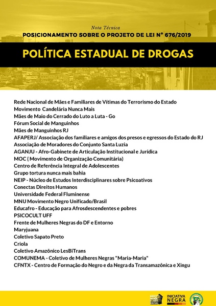 Arquivo:NOTA Política Estadual De Drogas.pdf - Dicionário De Favelas ...