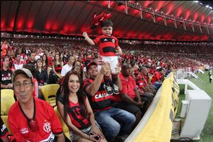 Torcida do Flamengo no Atual Maracanã